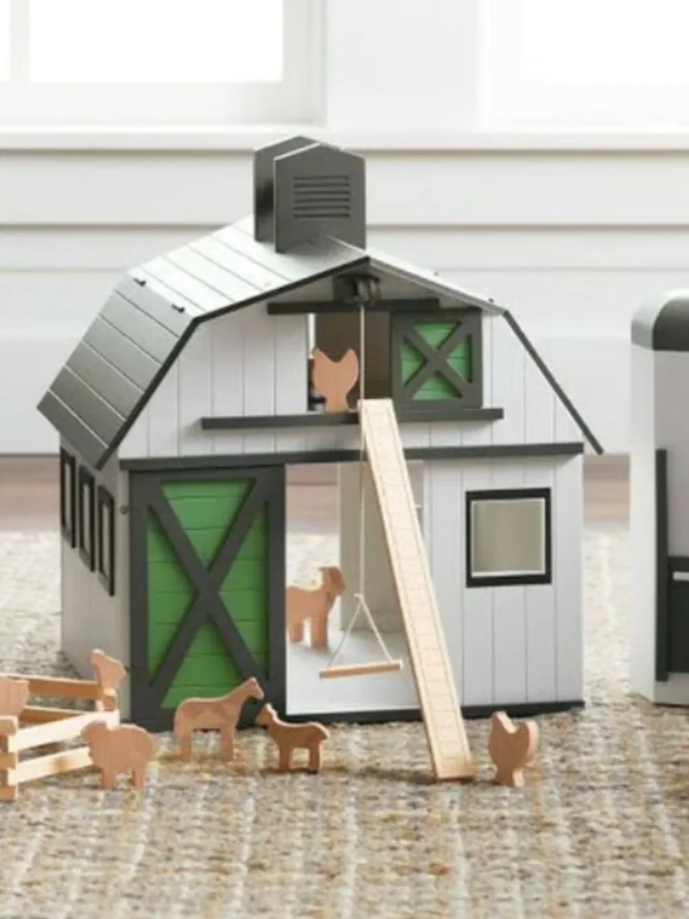 Hearth and Hand Magnolia Wood Barn & Animals Farm Set ~ NEW 24 PC Joanna Gains